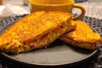 Thumbnail for Grilled Cheese With Tomato And Tapenade